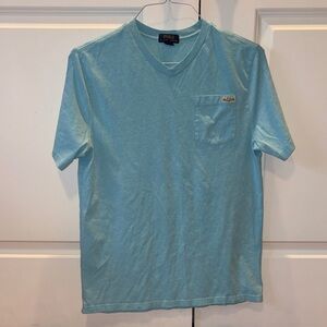 Polo by Ralph Lauren Sky Blue V-Neck Pocket Tee